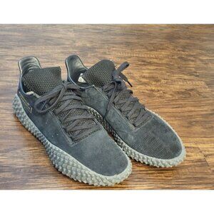 Adidas Kamanda Black Suede Leather Sneakers Size 9